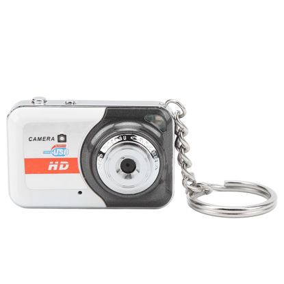 Picture of Micro Mini Camera, Small Toy Camera with Keychains, Video Taking Pictures, Exquisite Personality Fashion Thumb Camera, Best Kids (Silver Gray)