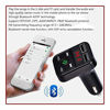 Picture of SaiDian 1 Pcs Black Fm Transmitter Bluetooth for Car MP3 Player USB Charger Audio Adapter Receiver Hands-Free Calling