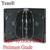 Picture of Yens 10 Pk Black 10 Discs Storage CD DVD Case with Double Sided Flip Tray and Outter Clear Sleeve Premium Grades (Multiple Option)