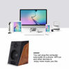 Picture of Wendry Computer Speakers, Heavy Bass Computer Speakers HiFi Sound Computer Subwoofer with Non-Slip Mat Suitable for TV, Computer, Tablet PC, Phone and Other Audio Devices