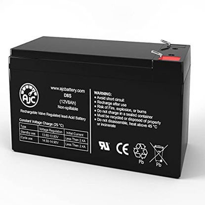 Picture of AJC Battery Compatible with CyberPower Smart App Sinwave PR1500LCDRT2U 12V 8Ah UPS Battery