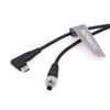 Picture of SZRMCC 12V PD Type-C USB C to Locking DC 2.1 2.5 Trigger Power Cable for Atomos Battery Eliminator Shinobi 7 Shogun Connect Video Devices Pix-E7 E5 Monitor (11.8inches/30cm, Straight Locking DC)