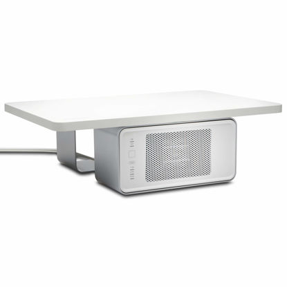 Picture of Kensington WarmView Wellness Monitor Stand with Ceramic Heater (K55464NA), Monitor Stand with Heater