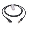 Picture of SZRMCC 12V PD Type-C USB C to Locking DC 2.1 2.5 Trigger Power Cable for Atomos Battery Eliminator Shinobi 7 Shogun CONNECT Video Devices Pix-E7 E5 Monitor (39inches/1m, Straight Locking DC)