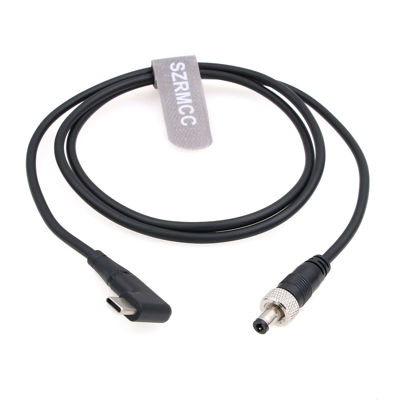 Picture of SZRMCC 12V PD Type-C USB C to Locking DC 2.1 2.5 Trigger Power Cable for Atomos Battery Eliminator Shinobi 7 Shogun CONNECT Video Devices Pix-E7 E5 Monitor (39inches/1m, Straight Locking DC)