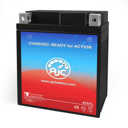 Picture of AJC Battery Compatible with Yuasa YTZ8V Powersports Replacement Battery