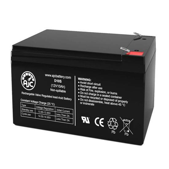 Picture of AJC Battery Compatible with APC Smart-UPS 1000VA USB SUA1000 SUA1000US 12V 10Ah UPS Battery