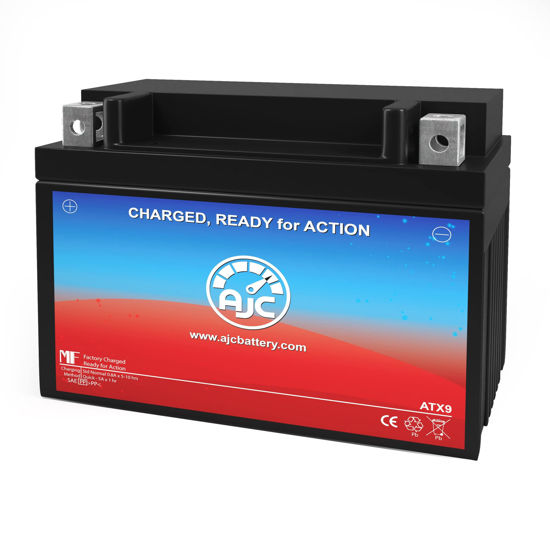 Picture of AJC Battery Compatible with Duralast CTX9-BS FP Powersports Battery