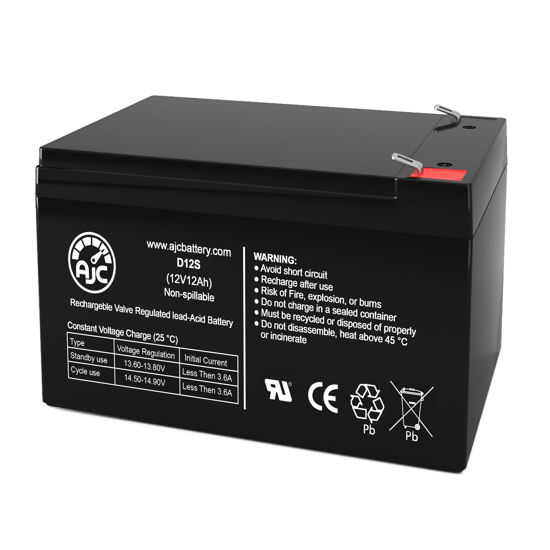 Picture of AJC Conext 900 AVR 12V 12Ah UPS Battery - This is an Brand Replacement