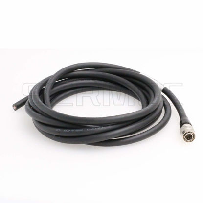 Picture of SZRMCC Hirose 6 pin Male to Open end IO Trigger Power Cable for Basler Cognex Jai GIGE CCD Camera (10m/32.8ft)