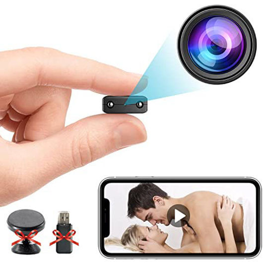 Picture of Smallest Wireless Spy Camera,1080P WiFi Hidden Camera,Portable Hidden Spy Camera,Nanny Cam,Hidden Spy Cam with Night Vision and AI Human Motion,Cloud Storage,Remote Viewing for iOS,Android Phone APP