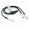 Picture of SZRMCC 0B 4 Pin Male to Dual 4 Pin Female Breakout Splitter Cable for ARRI LBUS CForce Motor