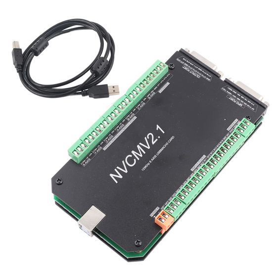 Picture of NVCM 6 Axis CNC Plc Enclosure Stepper G Engraver Controller MACH3 USB Interface Board Card for Stepper Motor