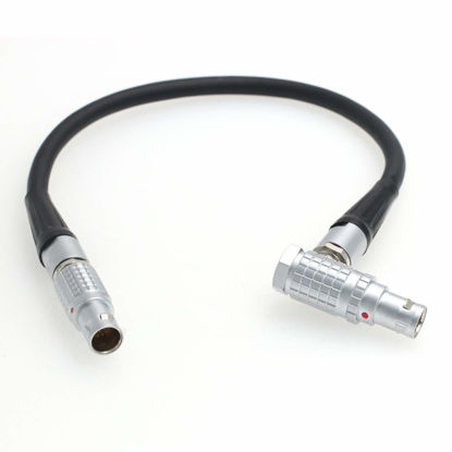 Picture of SZRMCC Straight 1B 16 pin Male to Right Angle 1B 16 pin Male LCD/OLED EVF Cable for Red Epic Scarlet Red One Camera (Straight-Right Angle, 30cm)