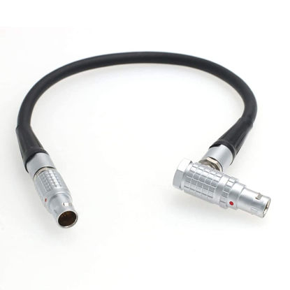 Picture of SZRMCC Straight 1B 16 pin Male to Right Angle 1B 16 pin Male LCD/OLED EVF Cable for Red Epic Scarlet Red One Camera (Straight-Right Angle, 40cm)