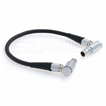 Picture of SZRMCC Right Angle 1B 16 pin Male to Right Angle 1B 16 pin Male LCD/OLED EVF Cable for Red Epic Scarlet Red DSMC2 Camera (Right Angle-Right Angle, 50cm)