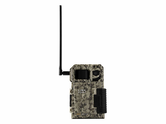 Picture of SPYPOINT Link Micro VZN Version (Smallest on The Market!) outdoor Wireless/Cellular Trail Camera, 4 Power LEDs, Fast 4G Photo Transmission w/Preactivated SIM, Fully Configurable via App, 1080p