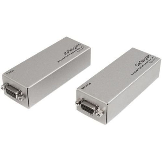 Picture of StarTech Db9 Rs232 Over Cat 5 Serial Extender, Silver Rs232extc1