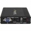 Picture of StarTech.com VGA to HDMI Converter - Analog VGA to Digital HDMI Scaler with Audio - 1920x1200 (VGA2HDPRO2) Black