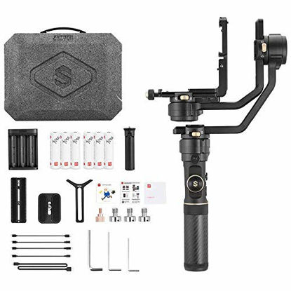 Picture of Zhiyun Crane 2S 3-Axis Handheld Gimbal Stabilizer for DSLR and Mirrorless Cameras Upgraded Focus Control Brand New FlexMount System Vertical Shooting 12-hour Runtime 0.96" OLED Screen